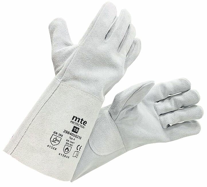 Краги сварщика спилковые р.10 mte