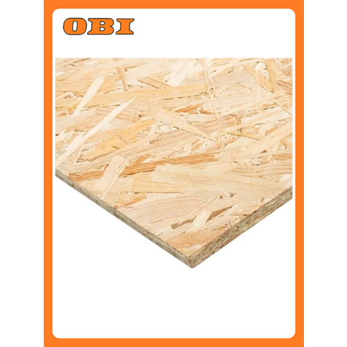 Плита OSB БАЗИС Муром шлифованная 2500x1250x12мм влагостойкая светлая 1312₽