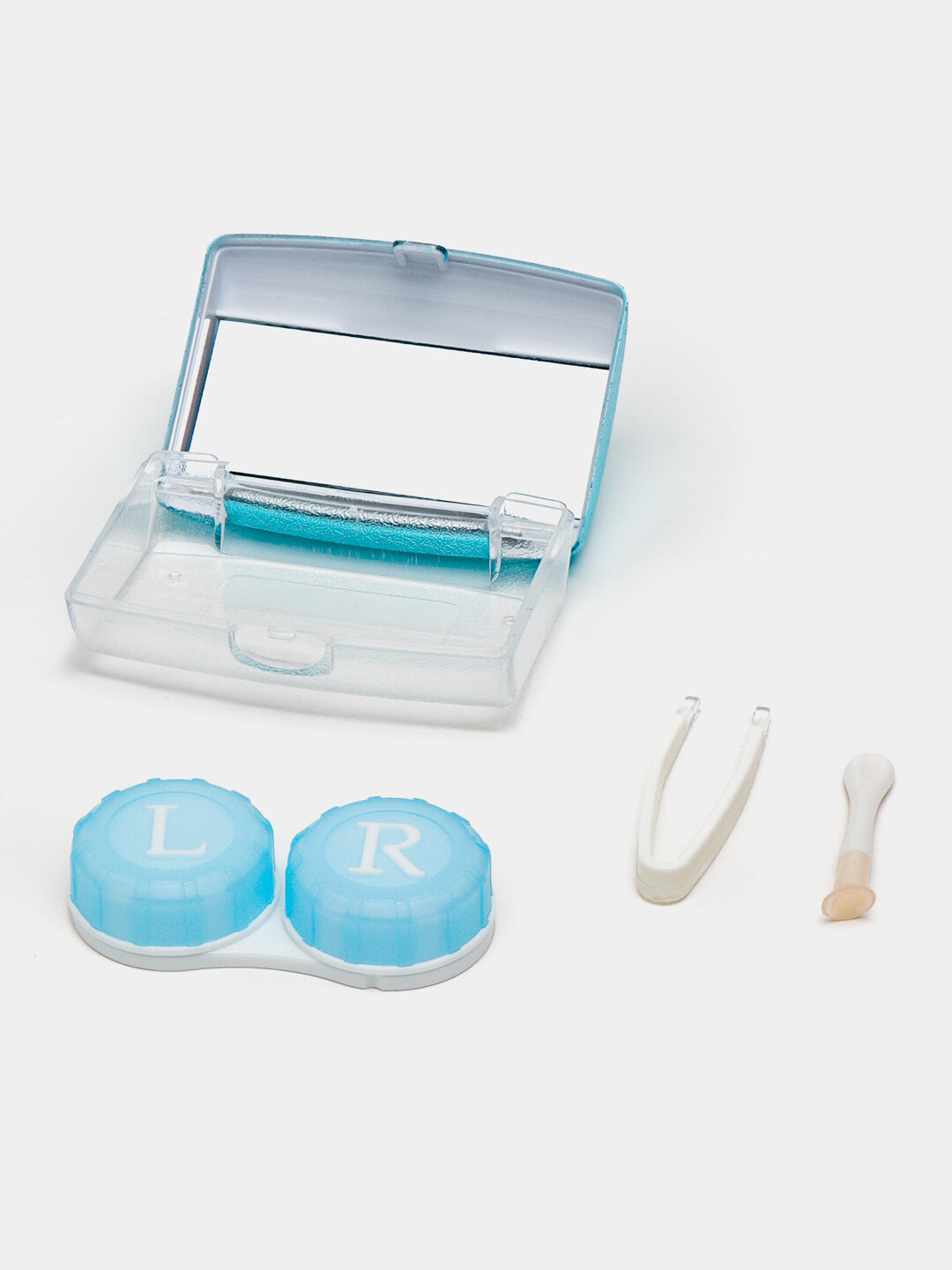 Контейнер для контактных линз - Светло-синий — фото 1