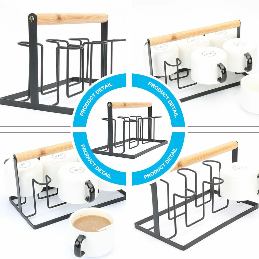Изображение Креативная конструкция для чашек, harmonicheskij dizajn podstavki, габариты 24.5x14.5 см, odinakovyj variant