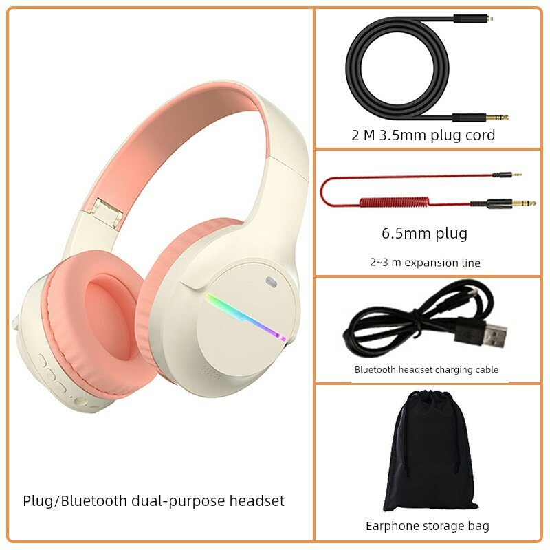 Безшумные наушники для практики на электронных клавишных Yamaha, Bluetooth совместимые, коралловый оранжевый, 2 метра
