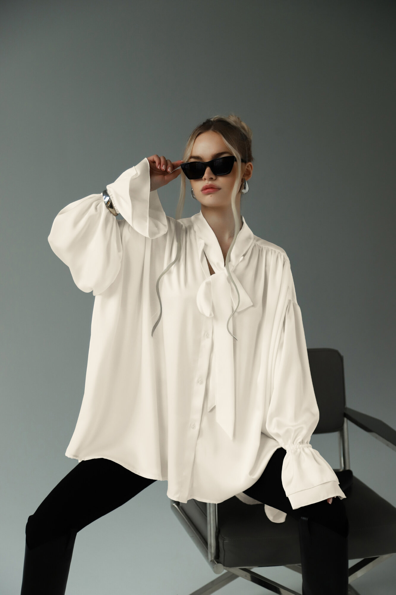 Блуза для кормящих мам Your mini secret весна - лето 2025 размер ONE SIZE сливочный