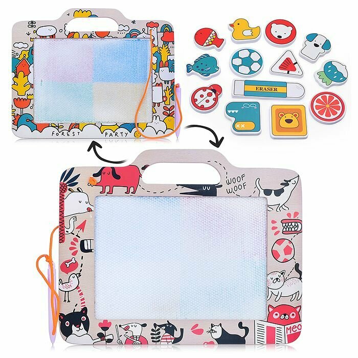 Доска для рисования Oubaoloon "Лесная вечеринка", пластиковая