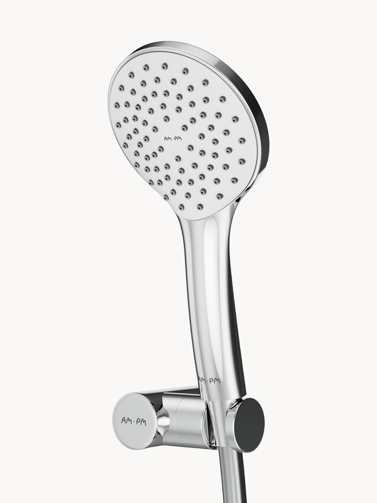 Душевой комплект AM.PM Gem, хром, шланг для душа с лейкой, держатель