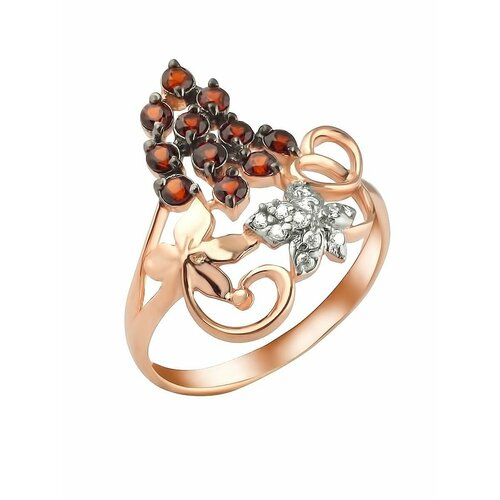 Кольцо PAVLOVA jewelry, серебро, 925 проба, размер 16