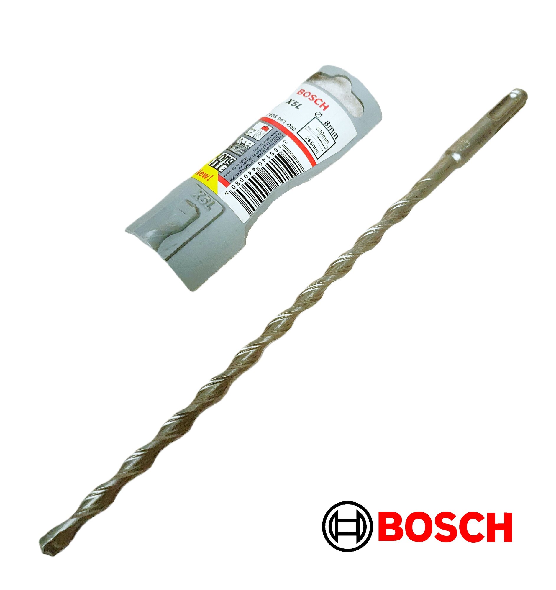 Бур по армированному бетону Bosch SDS-plus X5L(7X) (8x200х265мм) 2608585041