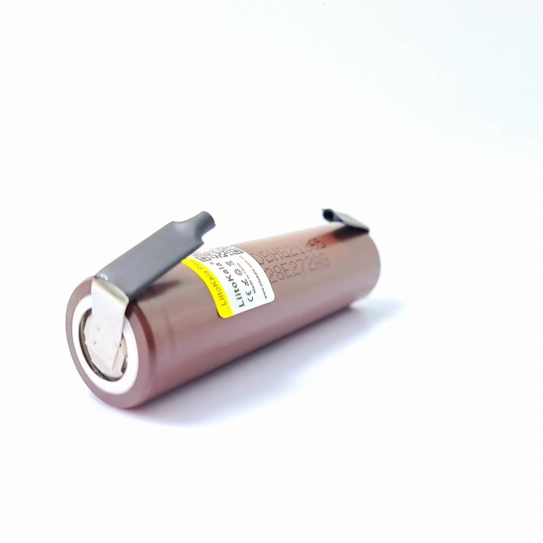 Аккумулятор Li-Ion 2900mAh 3.7 В LiitoKala HG2 18650 высокотоковый незащищенный с выводами, в упаковке: 2 шт. — фото 1