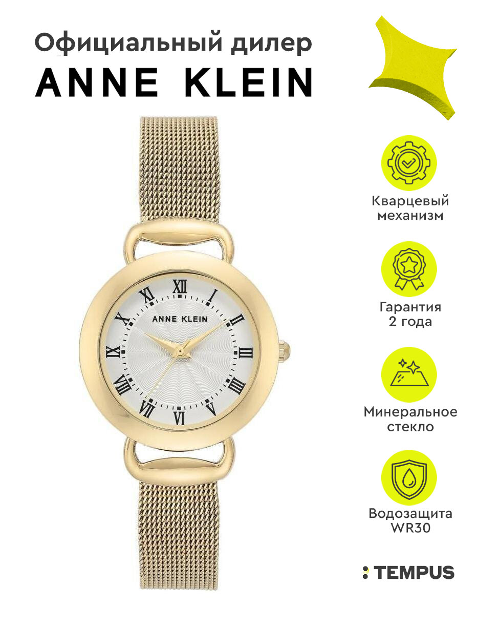Женские наручные часы Anne Klein Steel 3806SVGB