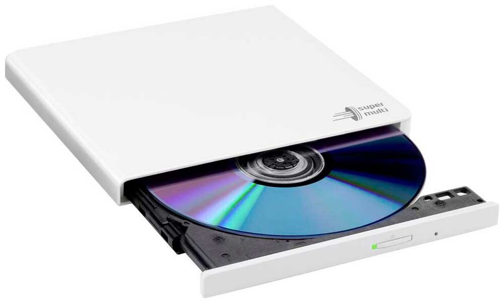 Оптический привод DVD-RW LG , внешний, USB, белый, Ret - фото №16