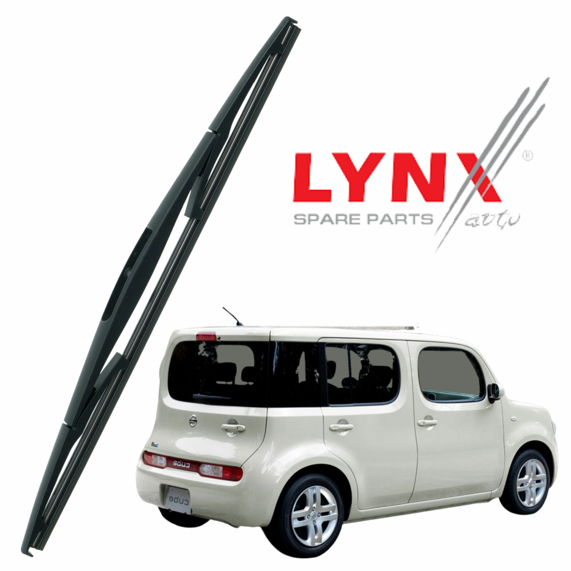 Дворник задний Nissan Cube (3) Z12 / Ниссан Куб 2008 - 2011 2012 2013 2014 2015 2016 2017 2018 2019 Щетка стеклоочистителя задняя, 300мм