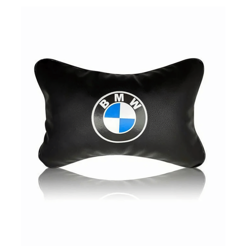 Автомобильная подушка Goods Retail в подголовник экокожа с логотипом BMW 1524₽