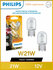 Лампа автомобильная накаливания Philips 12065B2 W21W 12V 21W W3x1...