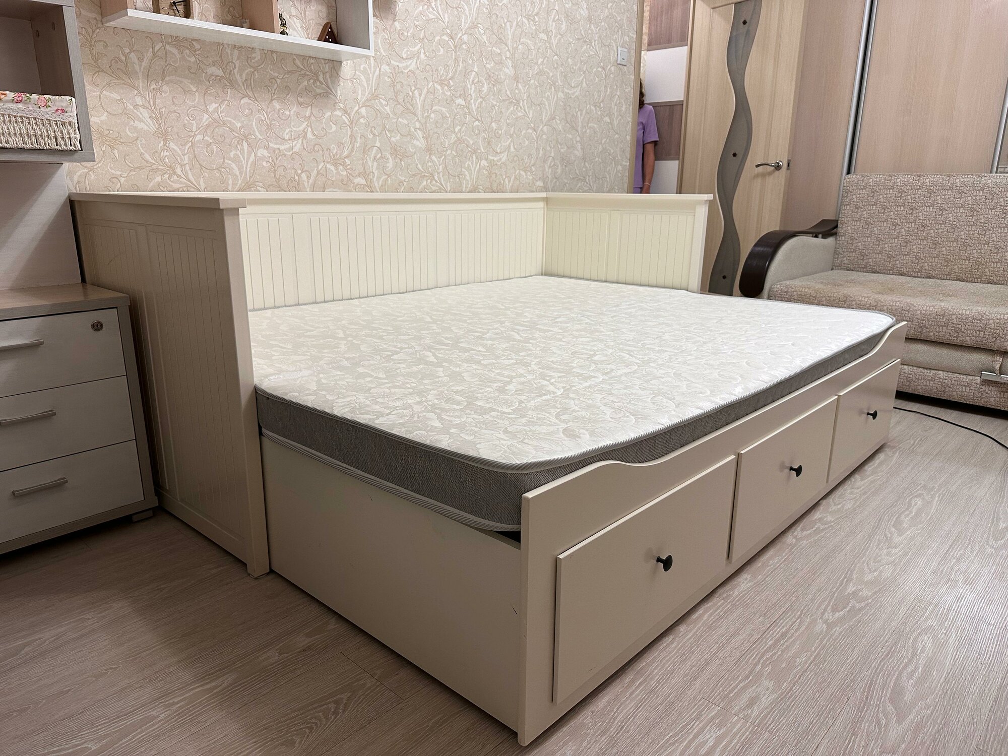 Матрас книжка 80/160х200 для раздвижной кровати Кымор/Hemnes ikea
