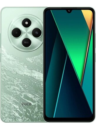 Смартфон Xiaomi Poco C75 6/128 ГБ RU, зеленый