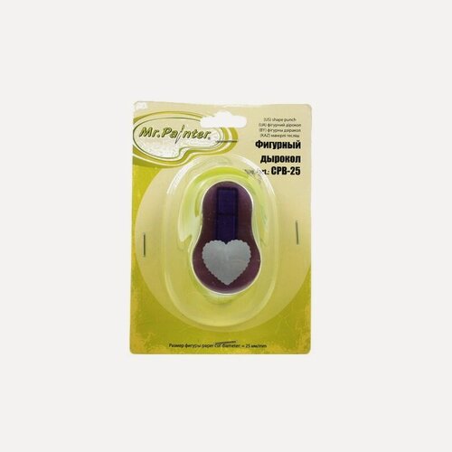 Изображение товара Mr.Painter CPB-25-IS74 Фигурный дырокол 2.5 см Сердце №2 014 форма для вырубки бумаги