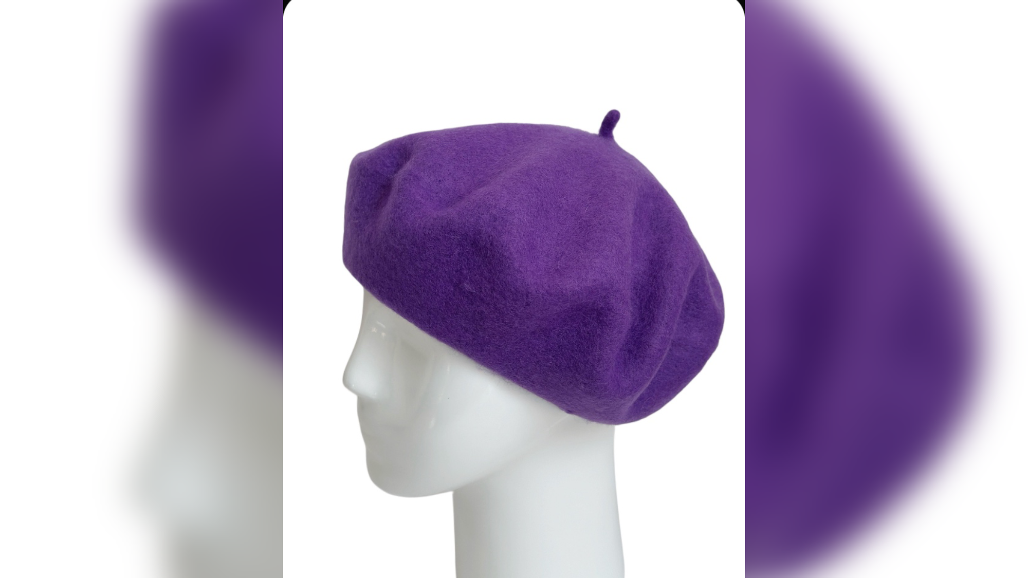 Берет KANGOL для мужчин и женщин, размер L, фиолетово-сиреневый тай дай — фото 1