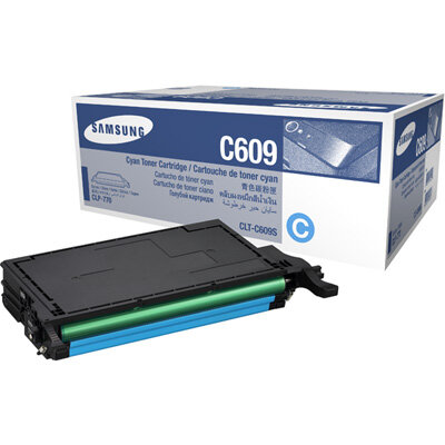 Картридж SAMSUNG CLT-C609S голубой [su086a] - фото №1