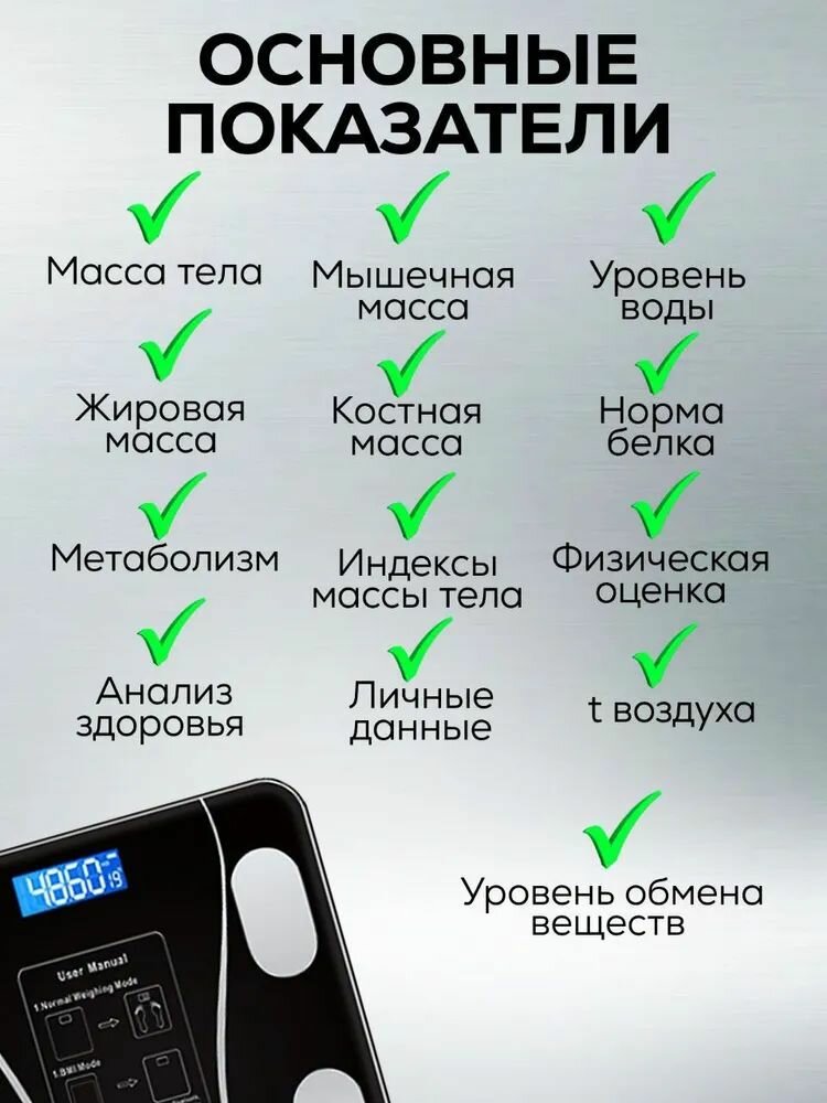 Весы напольные электронные до 180 кг — фото 1