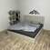 Кровать VIERO Бриз, мягкое изголовье, 160х200 см, с ортопедически...
