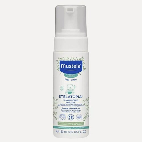 Изображение товара Шампунь-мусс для для новорожденных Mustela Dermo-Pediatrics StelAtopia, 150 мл