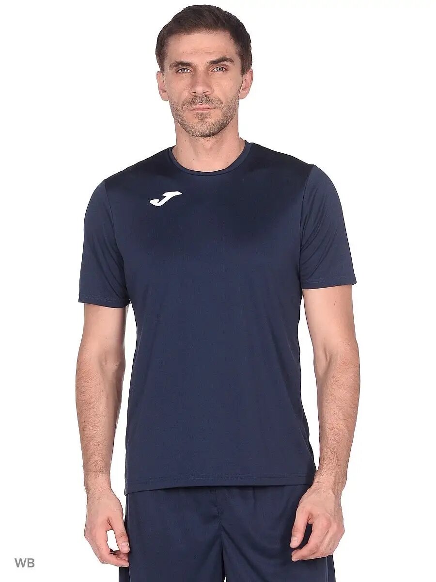 Футболка спортивная JOMA, размер L, темно-синий/белый