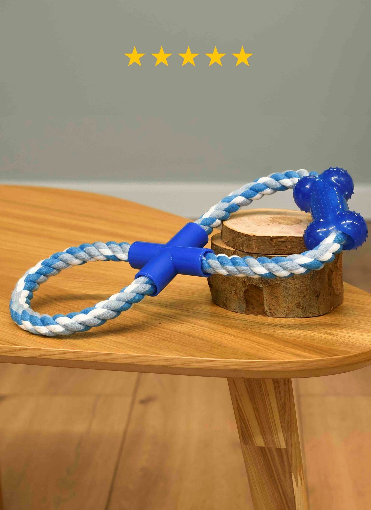 PETSHOP Игрушка для собак канат-восьмерка для всех пород, 26 см — фото 1