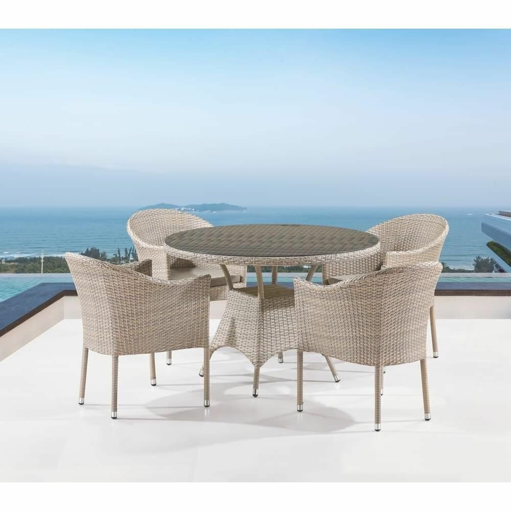 Комплект мебели 4+1T190A/Y350A-W85-D96 4Pcs Latte