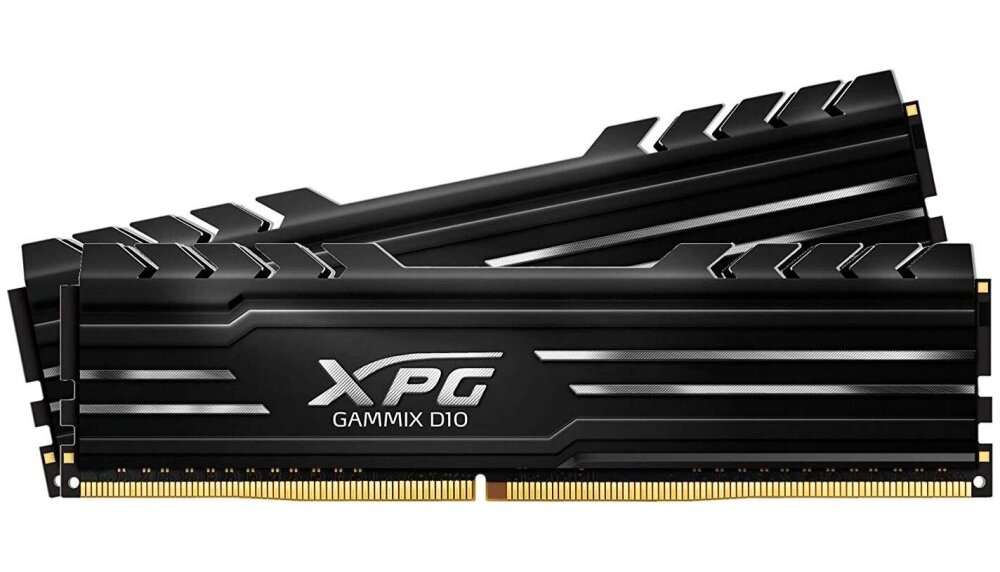 Оперативная память A-Data XPG Gammix D10 DDR4 - 2x 8GB, 3200 МГц, DIMM, CL16, RTL (ax4u32008g16a-db10)
