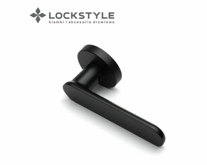 011844100 Ручки дверные LOCKSTYLE OVA ZR цвет AL6 (черный)