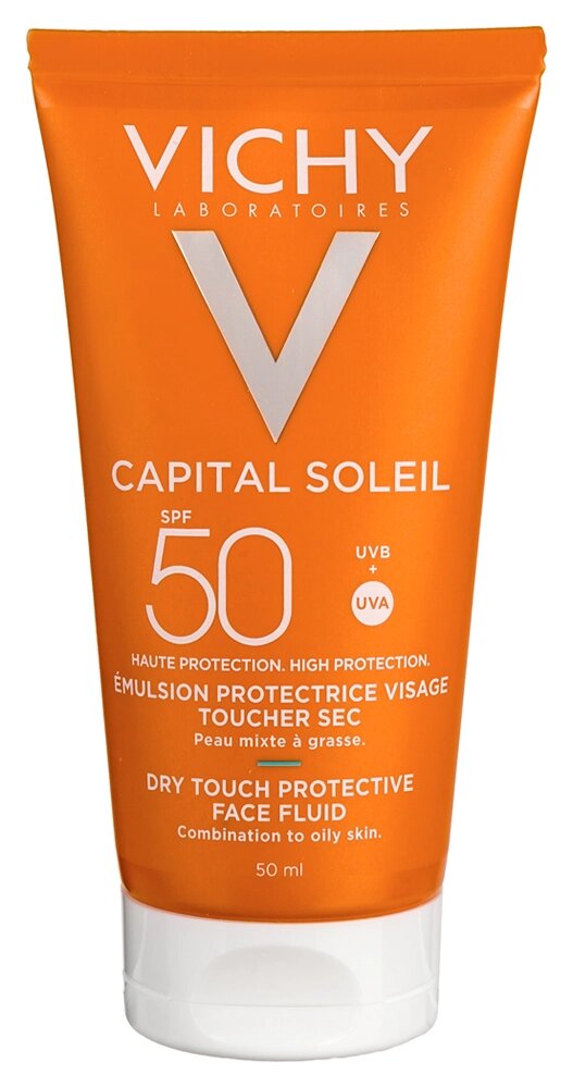 Vichy Капиталь Идеал Солей Эмульсия для лица матирующая солнцезащитная SPF50 50мл