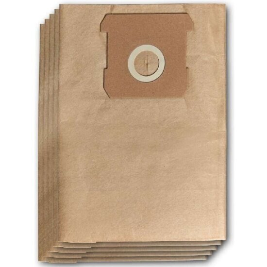 Мешки бумажные для пылесоса Einhell 2351260 10 л, 5 шт. - фото №1