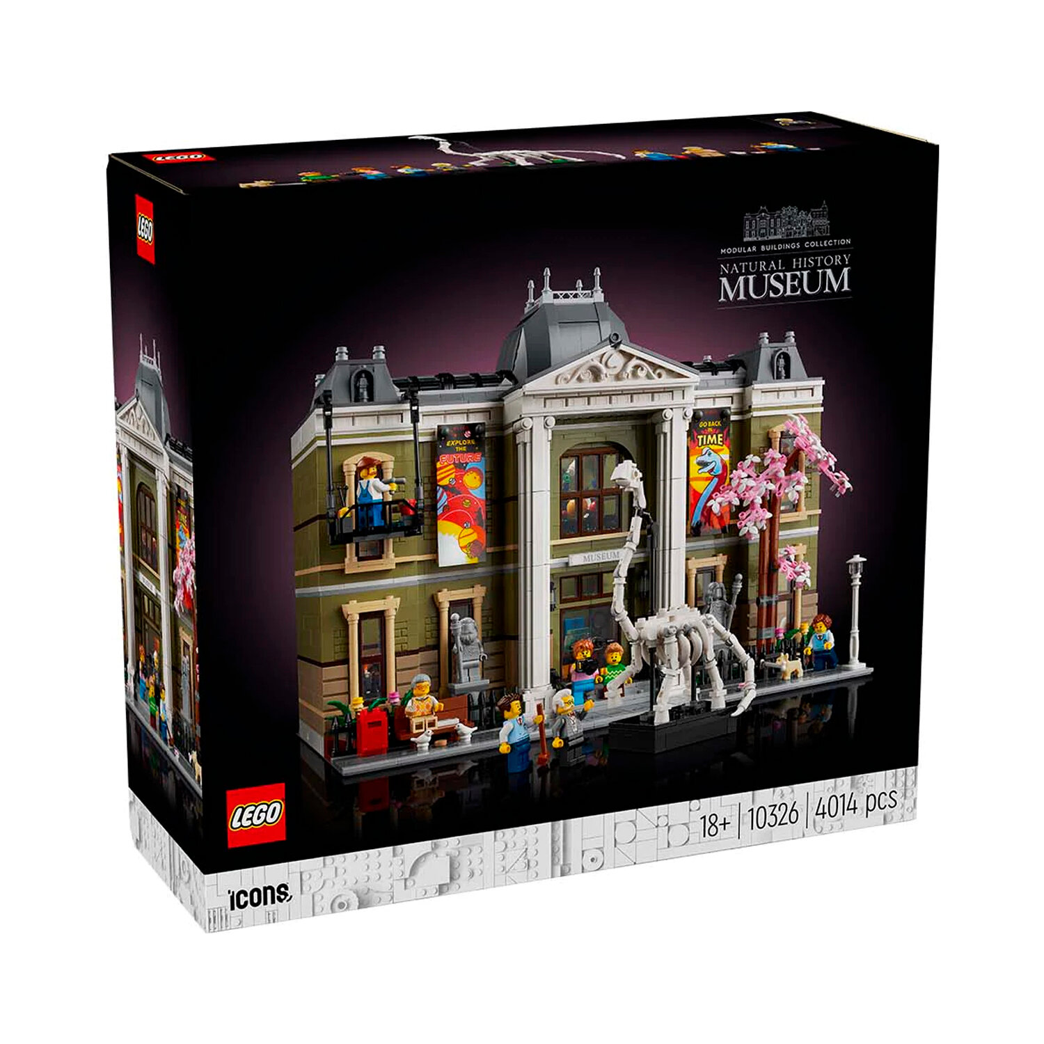 Конструктор LEGO Icons Музей Естественной Истории, 4014 деталей, возраст 18+