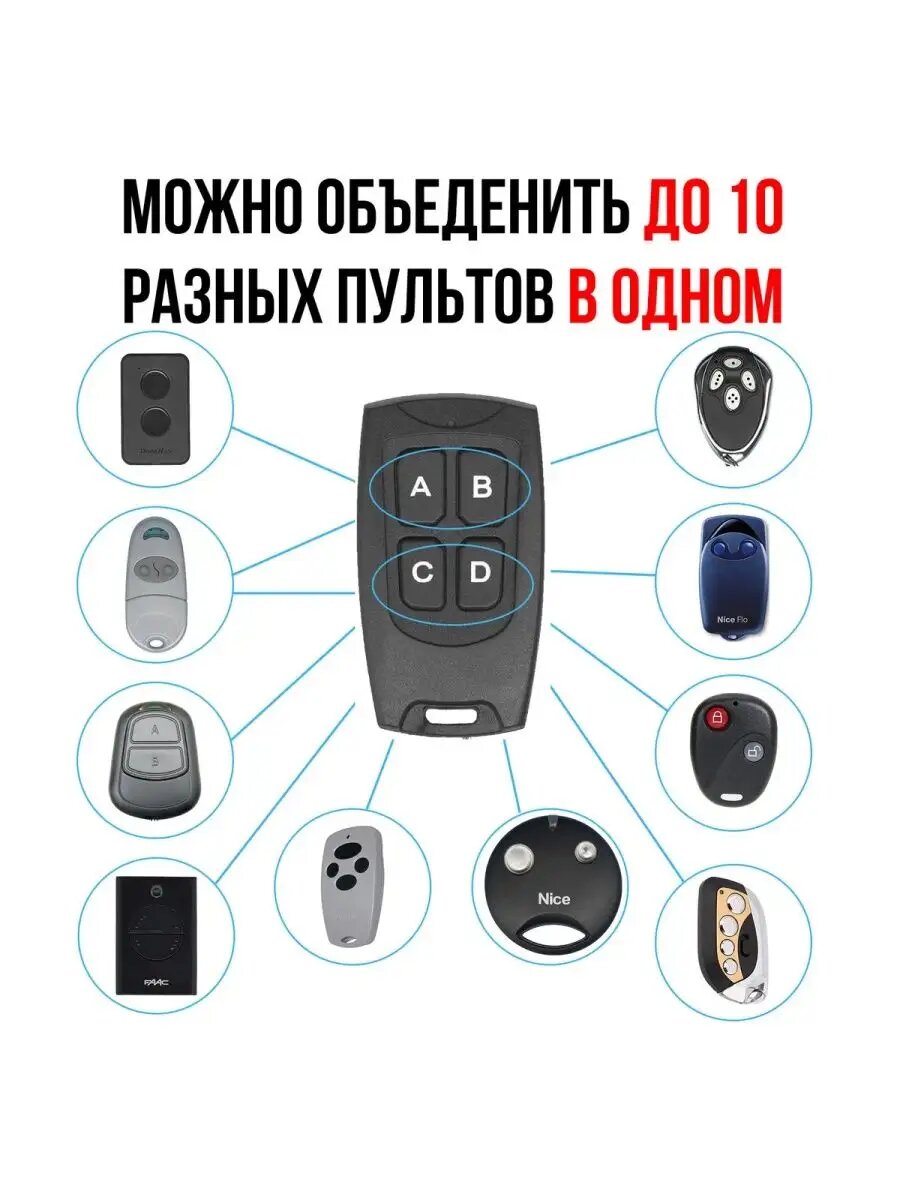 10067 Универсальный пульт DUBLICATOR ULTRA-10 для шлагбаумов и ворот — фото 1