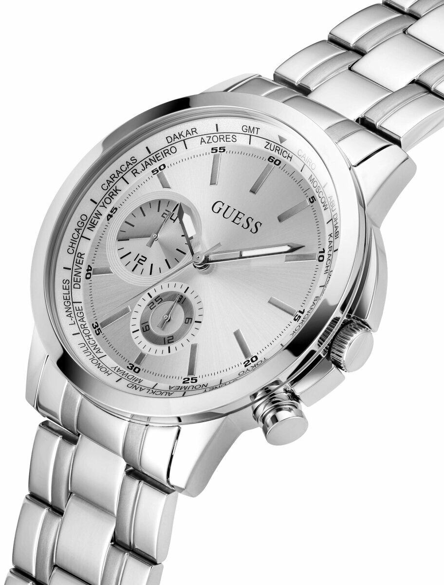 Наручные часы GUESS Sport, серебристый — фото 1