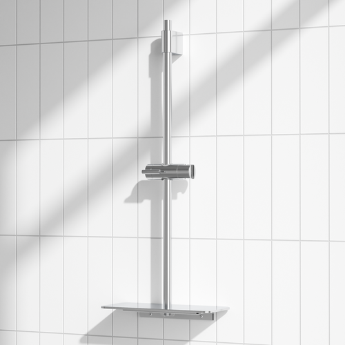 Душевая штанга с полкой Pragma хром HME2C7RP043 2729₽