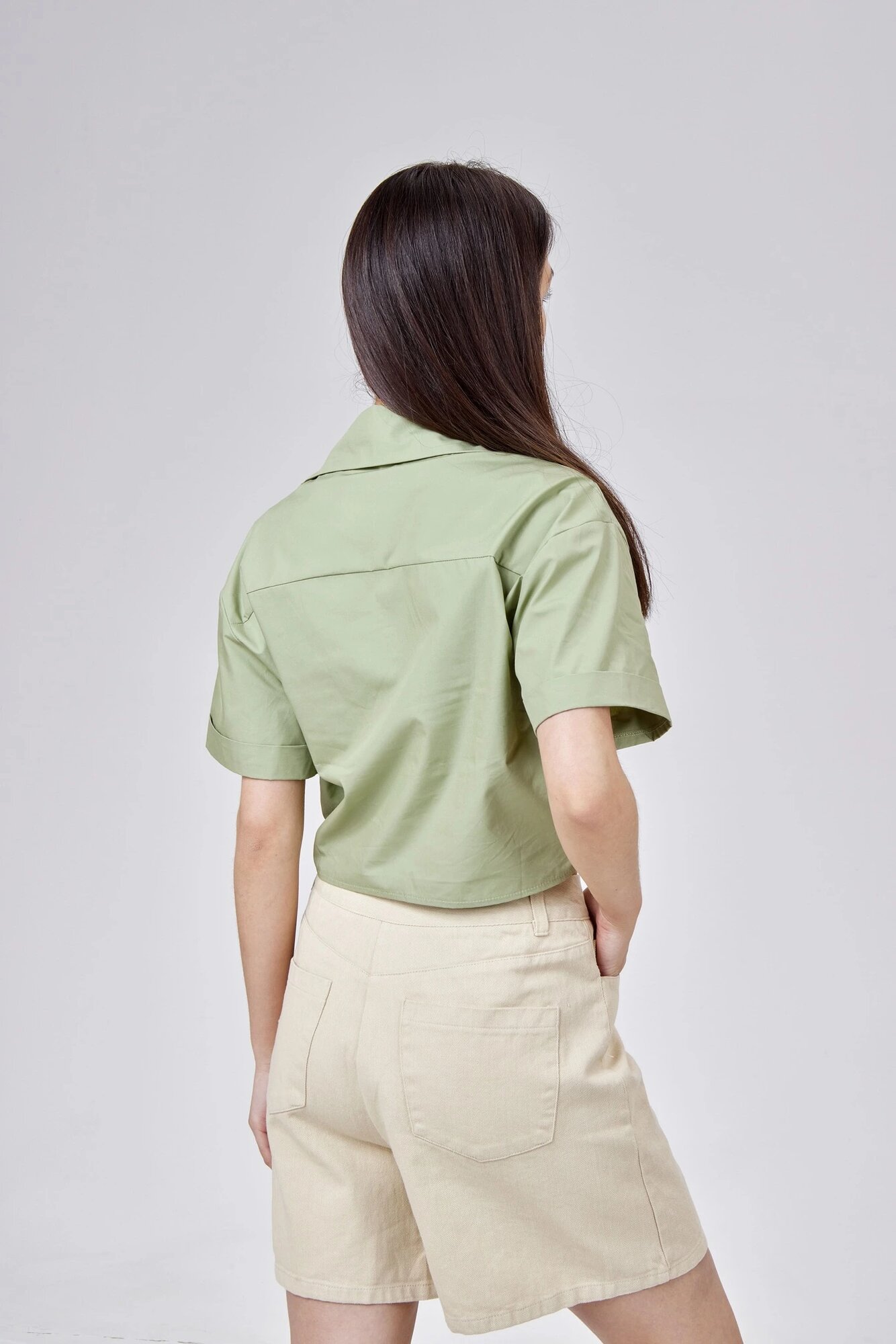 Рубашка Selfie, размер M, темно-зеленый — фото 1