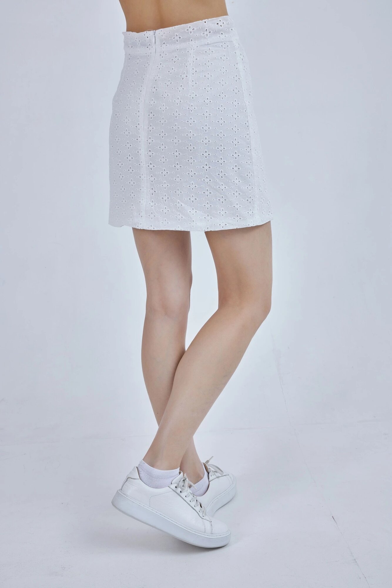 Юбка Selfie, размер XS, белый — фото 1