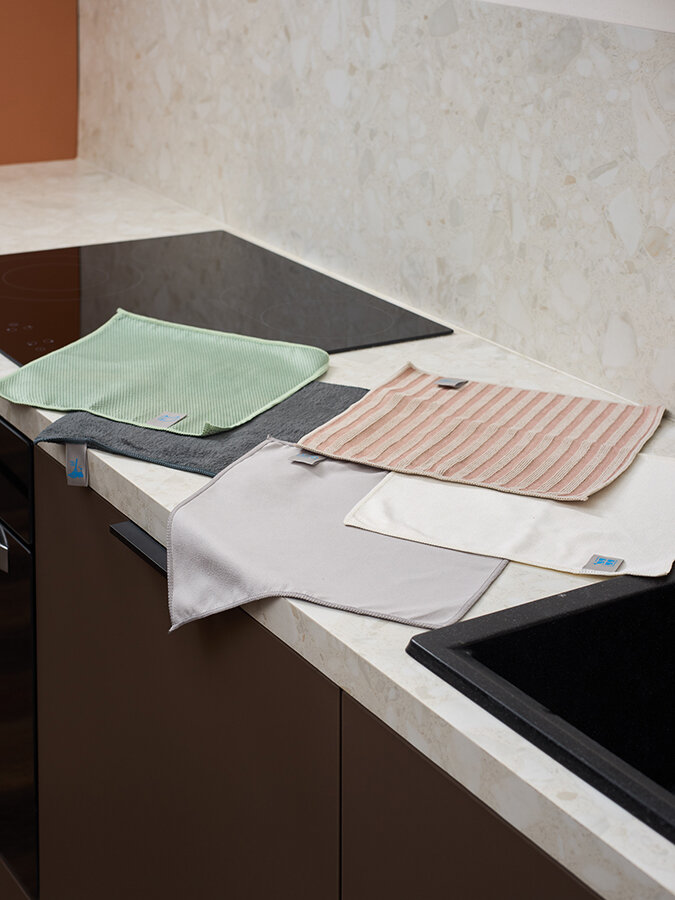 Набор салфеток для комплексной уборки 5 шт из микрофибры Cozy Clean Smart Solutions SS0000285 — фото 1
