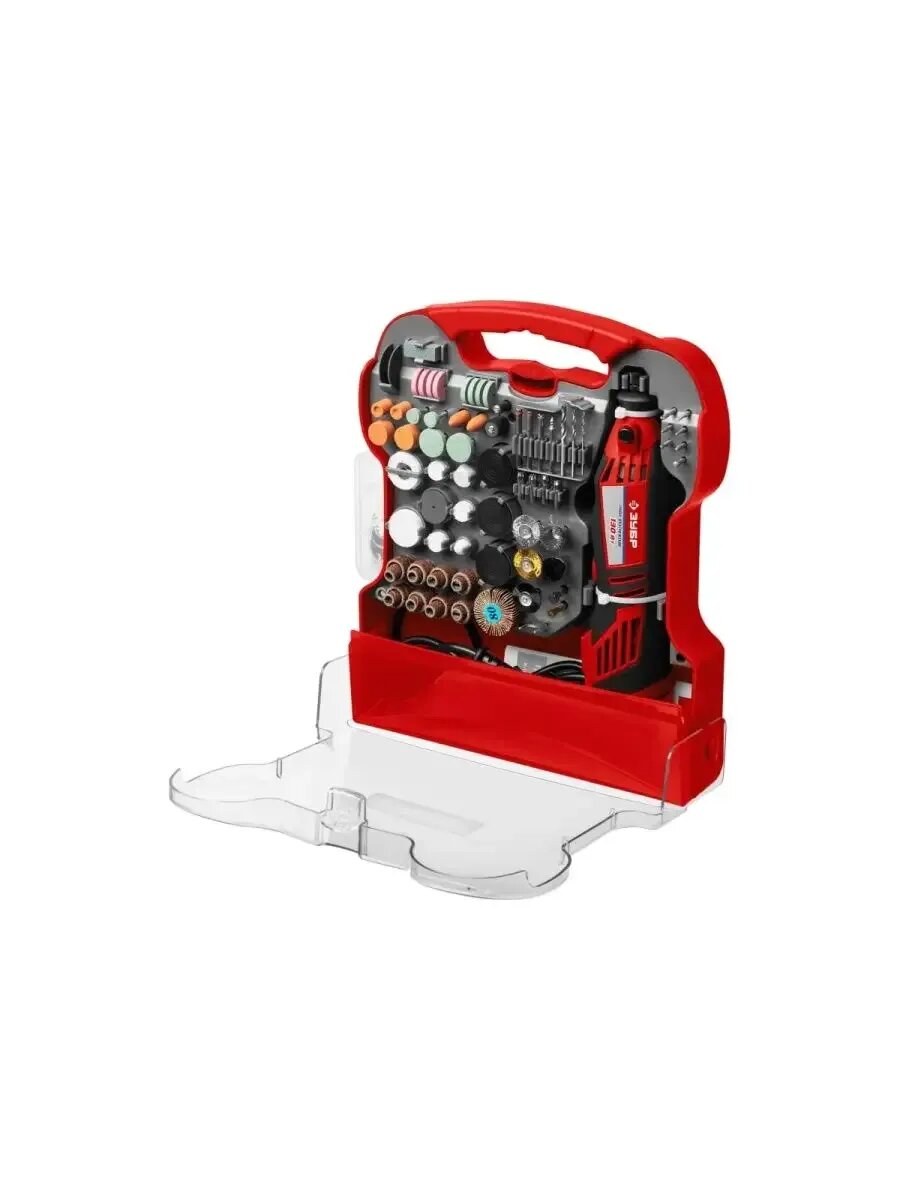 Набор мини-насадок с гравером 130 Вт 172 пред. ЗГ-130ЭК H172