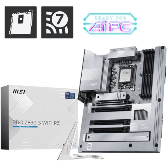 Материнская плата Msi PRO Z890-S WIFI PZ (LGA1851, ATX)