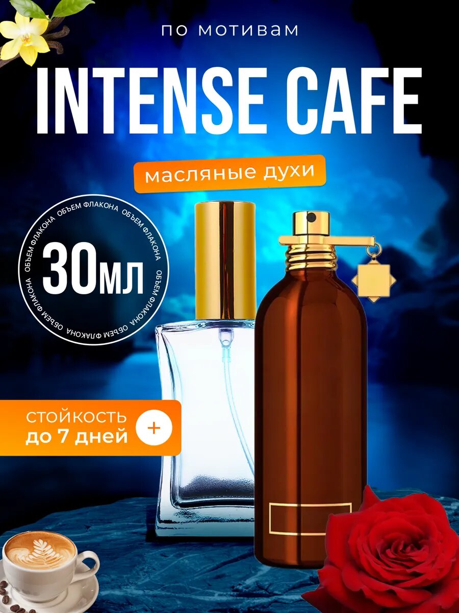 Духи масляные по мотивам Intense Cafe Монталь Интенс Кафе парфюм женские мужские стойкие