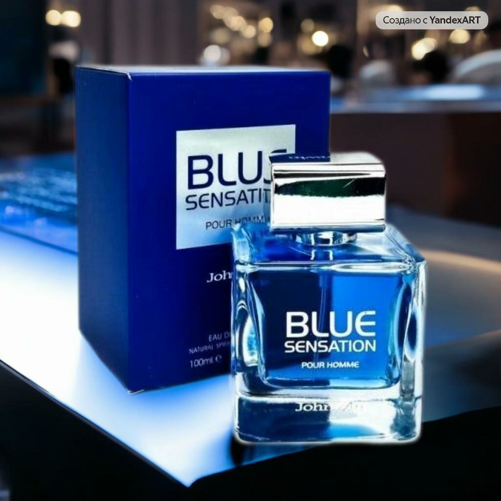 Парфюмерная вода Johnwin Blue Sensation 100 мл (ОАЭ) — фото 1