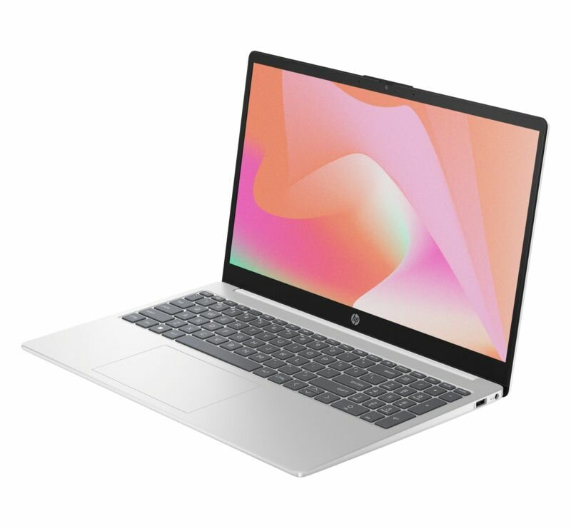 Ноутбук HP 15-fc0024ny 15.6" IPS, AMD Ryzen 7 7730U, 16Гб DDR4, 512Гб SSD, AMD Radeon Graphics, серебристый (B8AX0EA) — фото 1