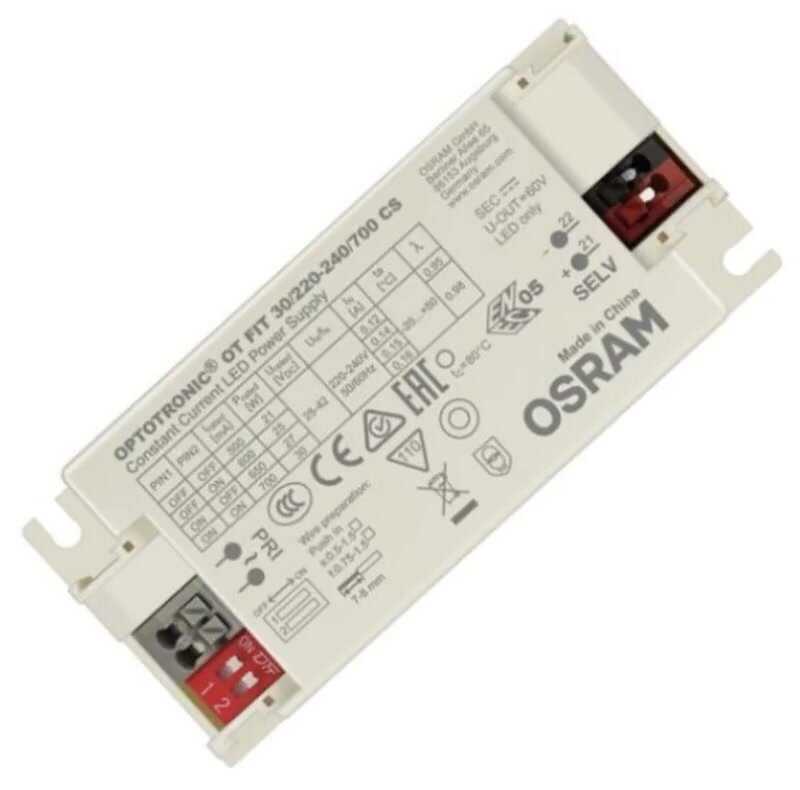 Osram Led Драйвер Optotronic OT Fit 30w/220-240v/700 CS, IP20 — фото 1