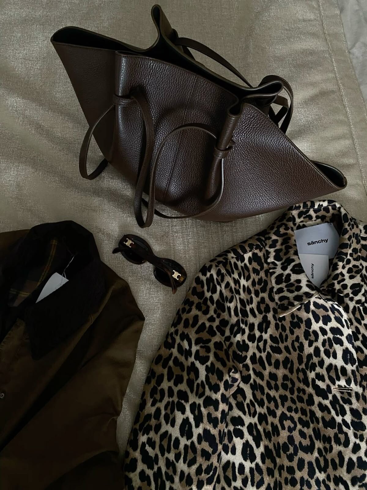 Сумка тоут M.Secret, фактура зернистая, кофейный — фото 1