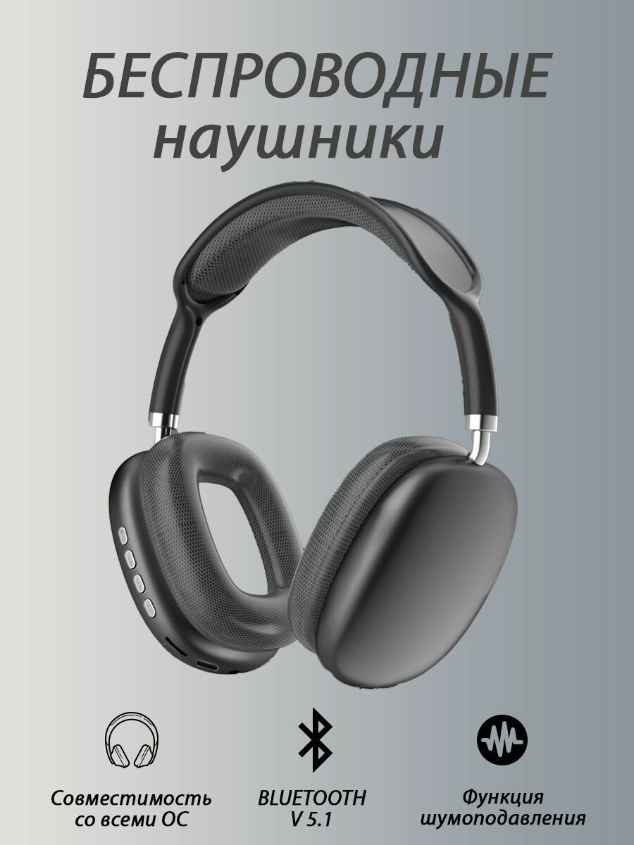 Наушники беспроводные накладные AIR Pro с шумоподавлением - Наушники большие беспроводные