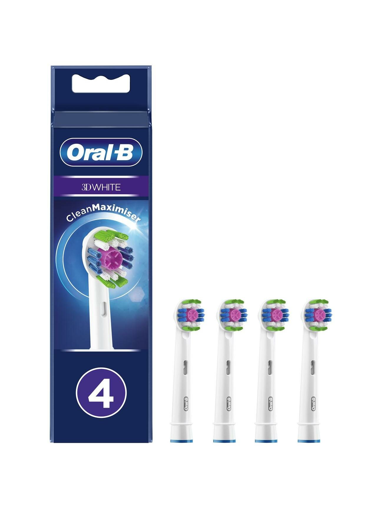 Картинки Насадка для электрической зубной щетки Oral-B EB18pRB-4 3D White