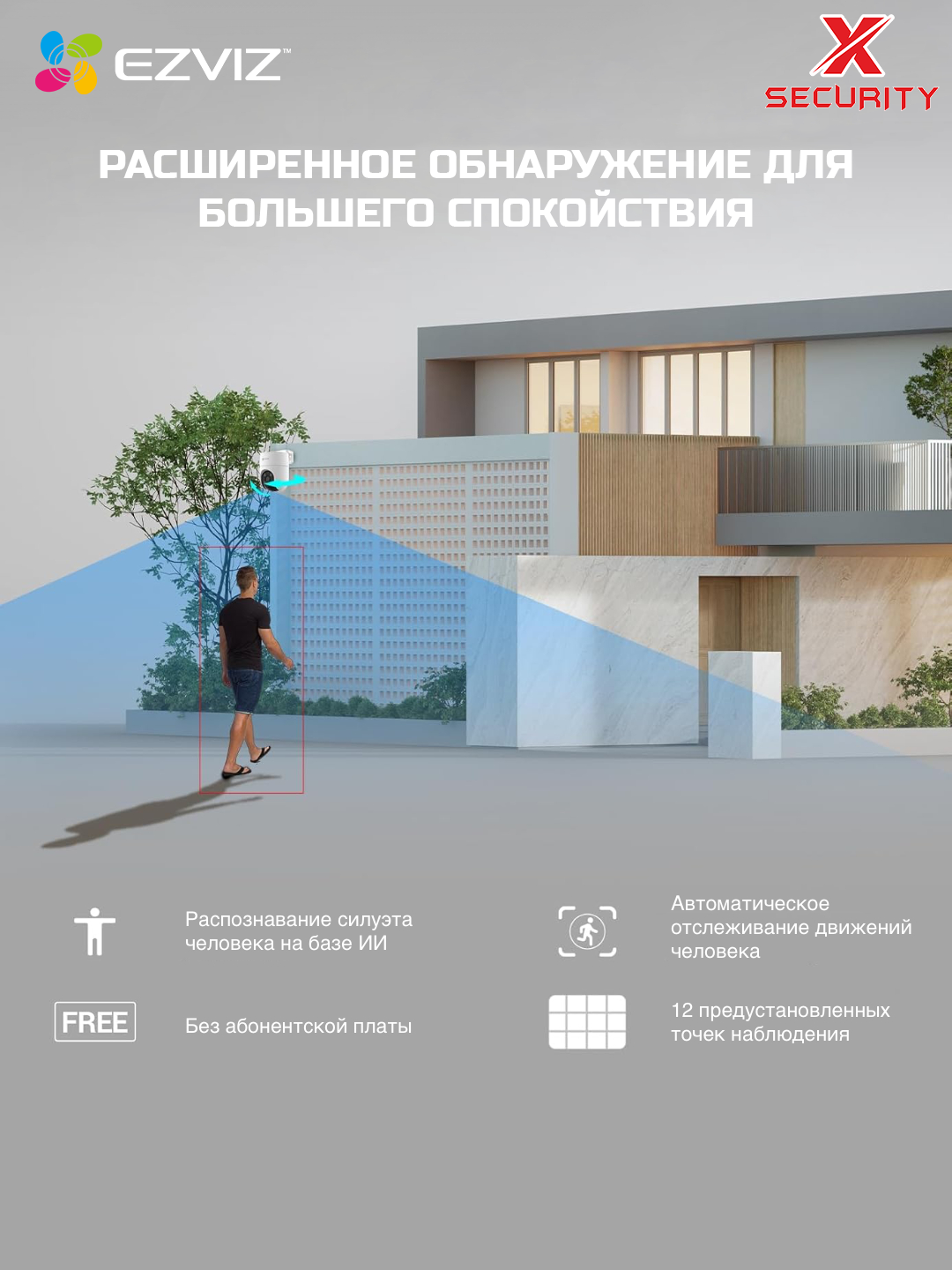 IP-камера уличная Ezviz CS-H8c 4 мм — фото 1