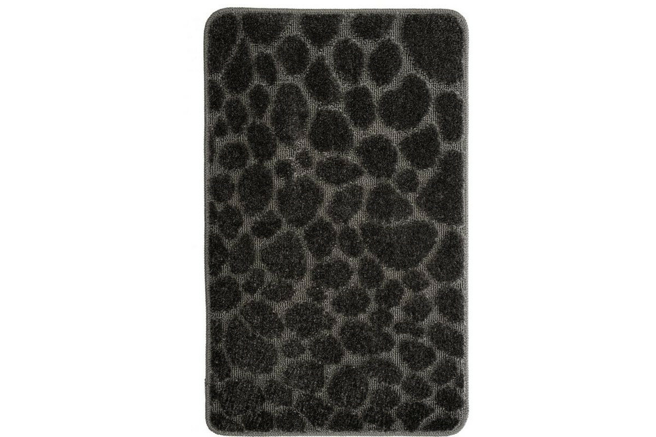 Коврик для ванной комнаты черный 50*80 см STONE BLACK