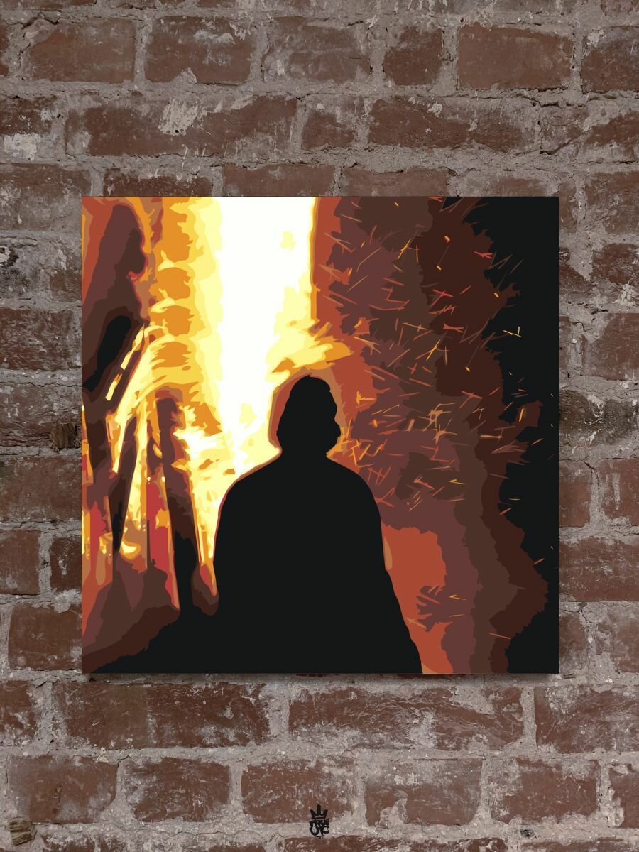 Салуки картина по номерам на холсте — фото 1